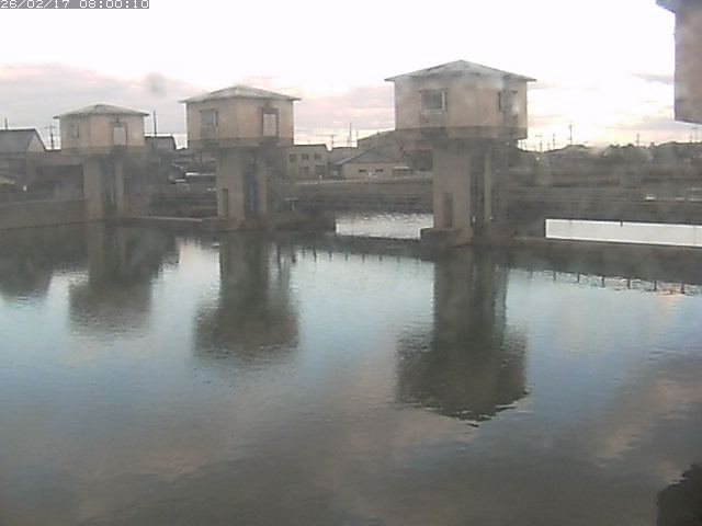 橋津川水門２（上流）2026/02/17 18:20:00