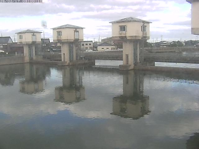橋津川水門２（上流）2026/02/17 18:20:00