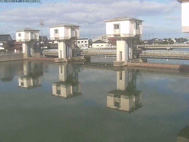橋津川水門２（上流）2026/02/17 18:20:00