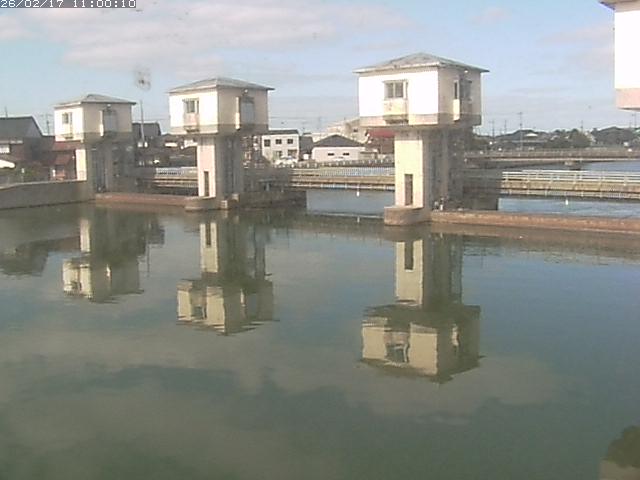 橋津川水門２（上流）2026/02/17 18:20:00