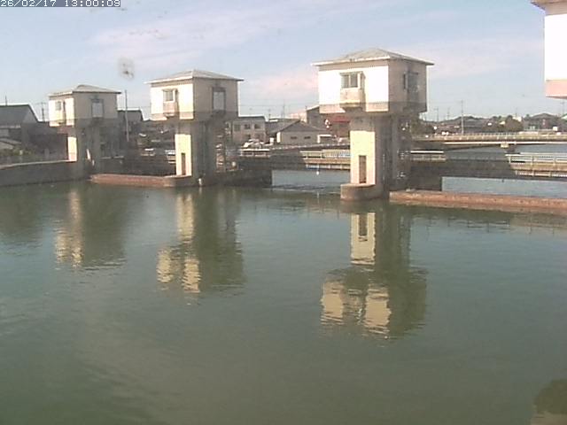 橋津川水門２（上流）2026/02/17 18:20:00