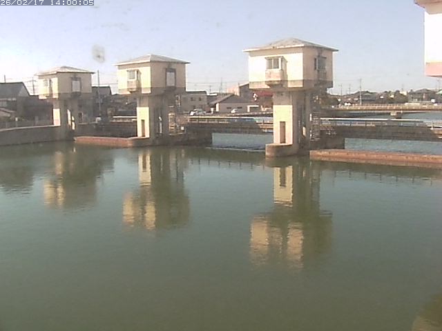 橋津川水門２（上流）2026/02/17 18:20:00