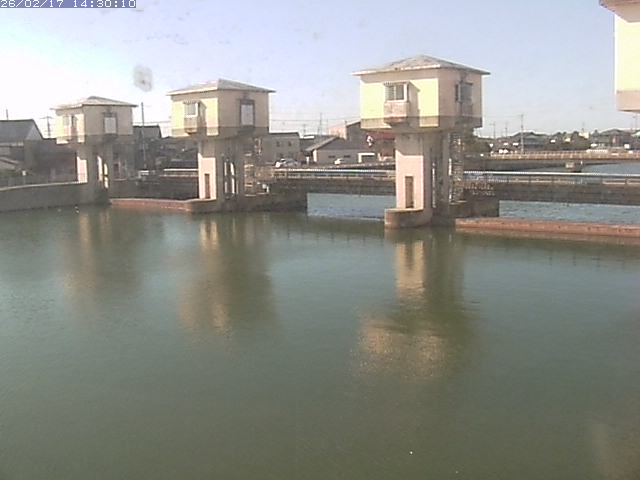 橋津川水門２（上流）2026/02/17 18:20:00