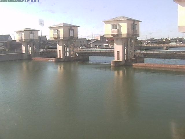 橋津川水門２（上流）2026/02/17 18:20:00