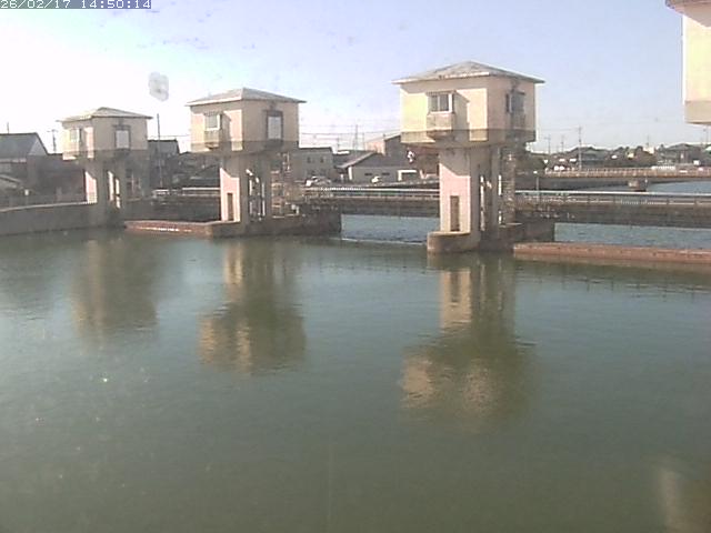 橋津川水門２（上流）2026/02/17 18:20:00