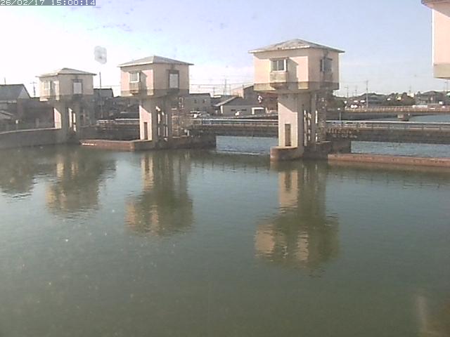 橋津川水門２（上流）2026/02/17 18:20:00