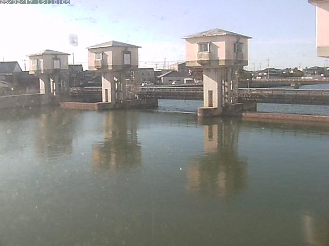 橋津川水門２（上流）2026/02/17 18:20:00