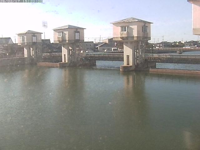 橋津川水門２（上流）2026/02/17 18:20:00