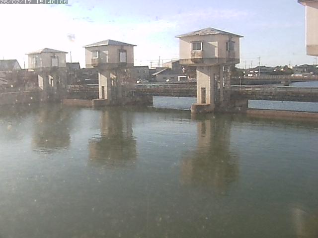 橋津川水門２（上流）2026/02/17 18:20:00