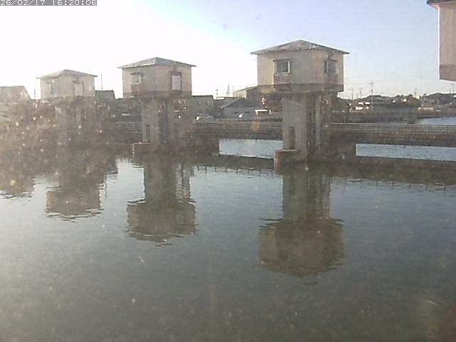 橋津川水門２（上流）2026/02/17 18:20:00