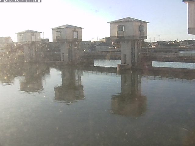 橋津川水門２（上流）2026/02/17 18:20:00