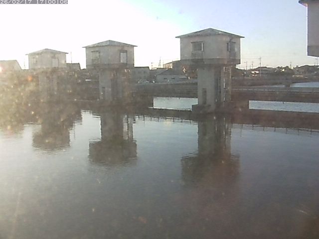 橋津川水門２（上流）2026/02/17 18:20:00