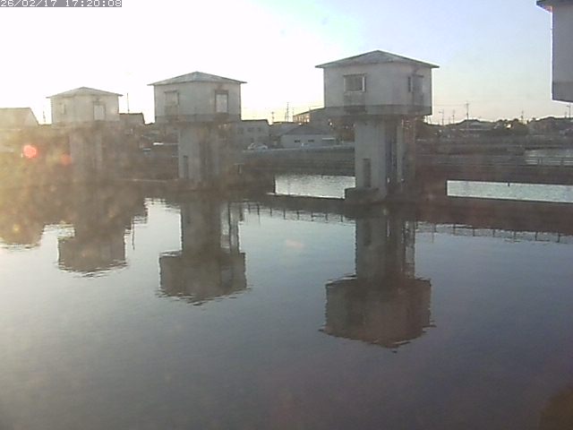 橋津川水門２（上流）2026/02/17 18:20:00