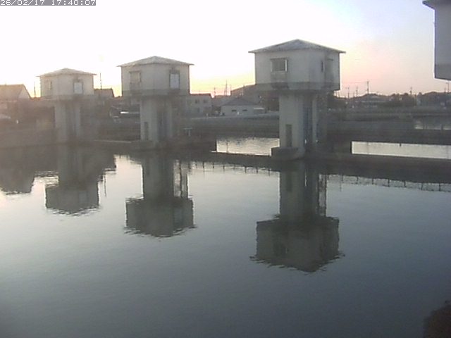 橋津川水門２（上流）2026/02/17 18:20:00