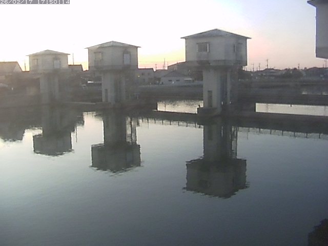 橋津川水門２（上流）2026/02/17 18:20:00