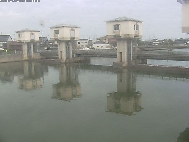 橋津川水門２（上流）2026/04/14 17:00:00