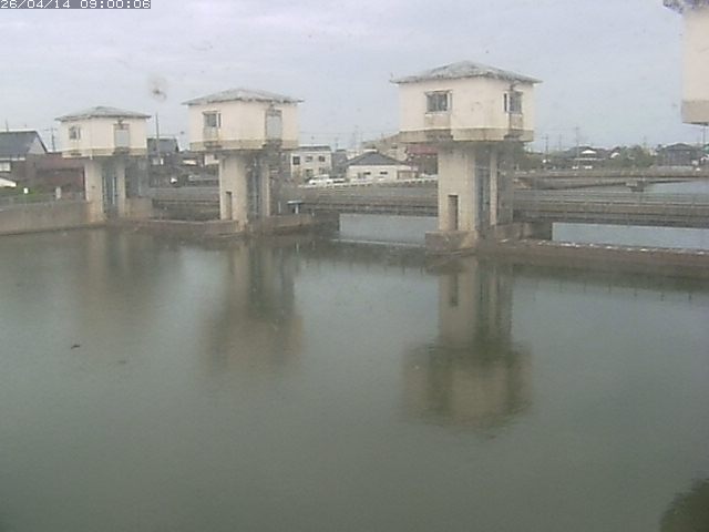 橋津川水門２（上流）2026/04/14 17:00:00