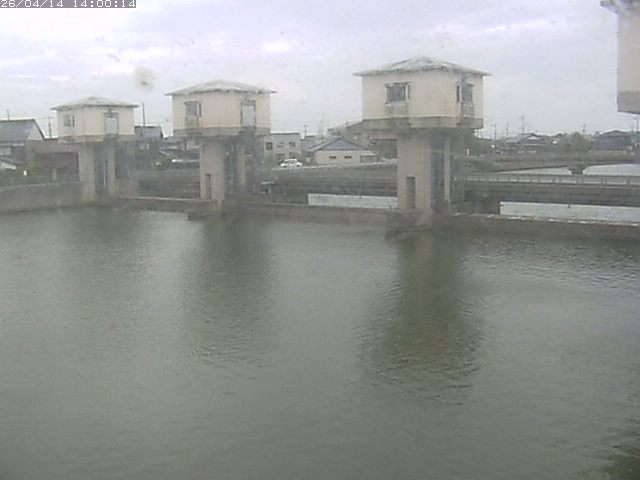 橋津川水門２（上流）2026/04/14 17:00:00