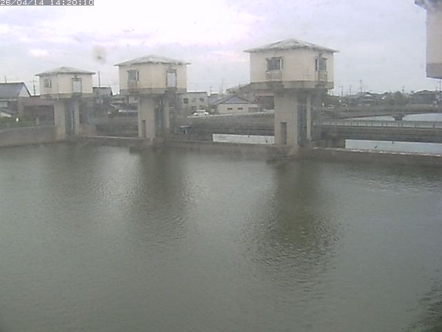 橋津川水門２（上流）2026/04/14 17:00:00