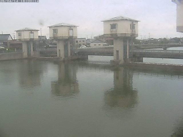 橋津川水門２（上流）2026/04/14 17:00:00