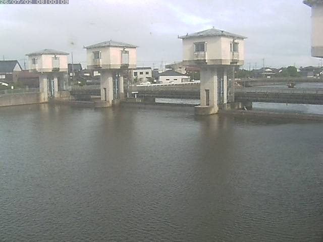 橋津川水門２（上流）2026/07/03 8:30:00