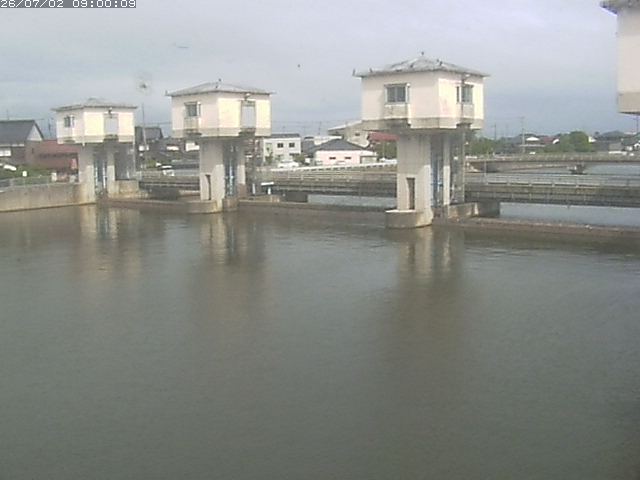 橋津川水門２（上流）2026/07/03 8:30:00