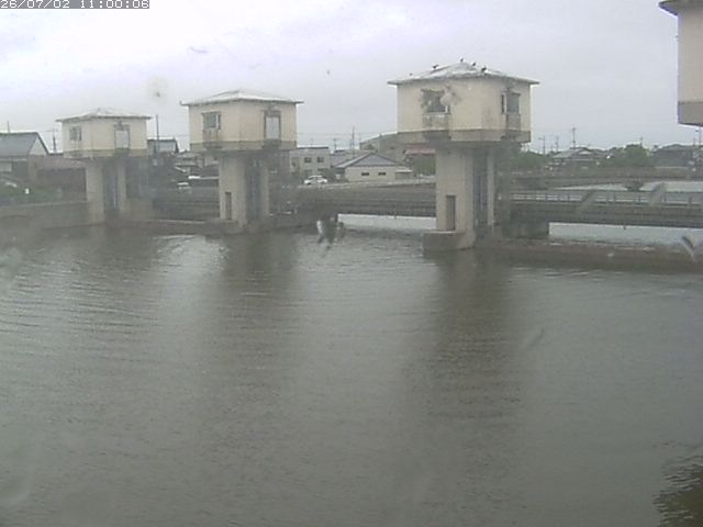 橋津川水門２（上流）2026/07/03 8:30:00