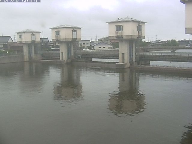 橋津川水門２（上流）2026/07/03 8:30:00
