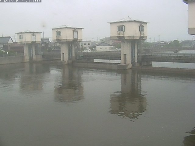 橋津川水門２（上流）2026/07/03 8:30:00