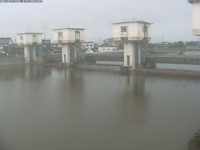 橋津川水門２（上流）2026/07/03 8:30:00