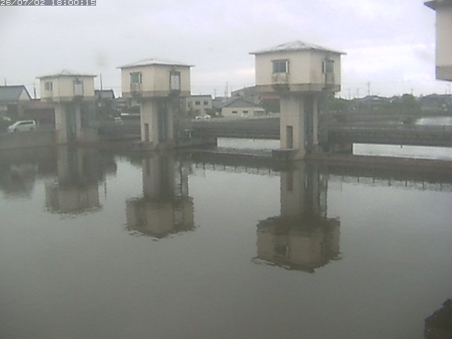 橋津川水門２（上流）2026/07/03 8:30:00