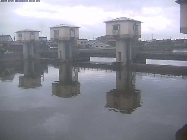 橋津川水門２（上流）2026/07/03 8:30:00