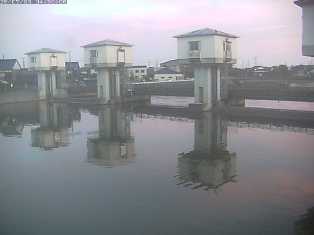 橋津川水門２（上流）2026/07/03 8:30:00