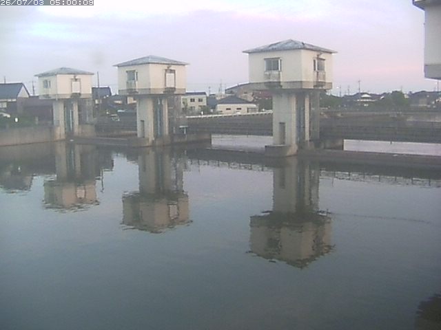 橋津川水門２（上流）2026/07/03 8:30:00