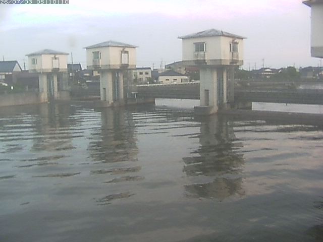 橋津川水門２（上流）2026/07/03 8:30:00