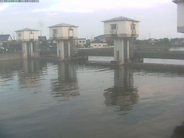 橋津川水門２（上流）2026/07/03 8:30:00