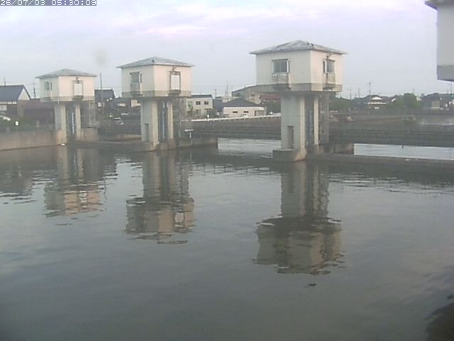 橋津川水門２（上流）2026/07/03 8:30:00