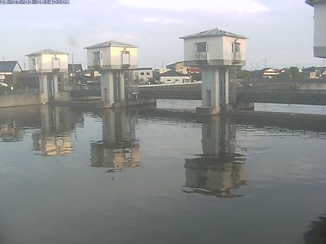 橋津川水門２（上流）2026/07/03 8:30:00
