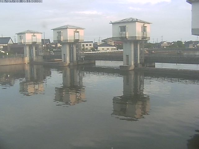 橋津川水門２（上流）2026/07/03 8:30:00