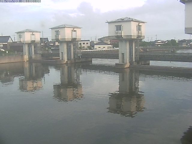 橋津川水門２（上流）2026/07/03 8:30:00
