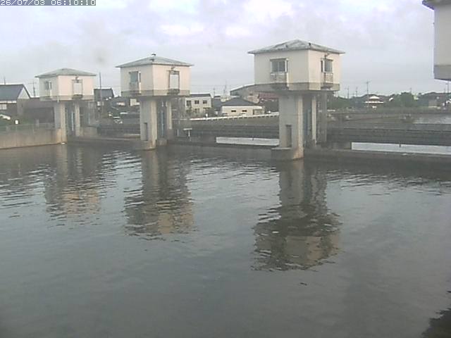 橋津川水門２（上流）2026/07/03 8:30:00
