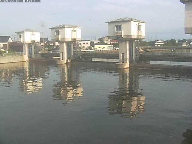 橋津川水門２（上流）2026/07/03 8:30:00