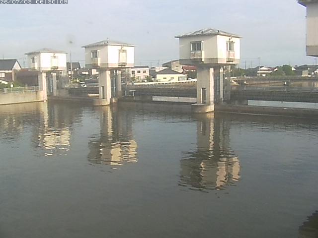 橋津川水門２（上流）2026/07/03 8:30:00