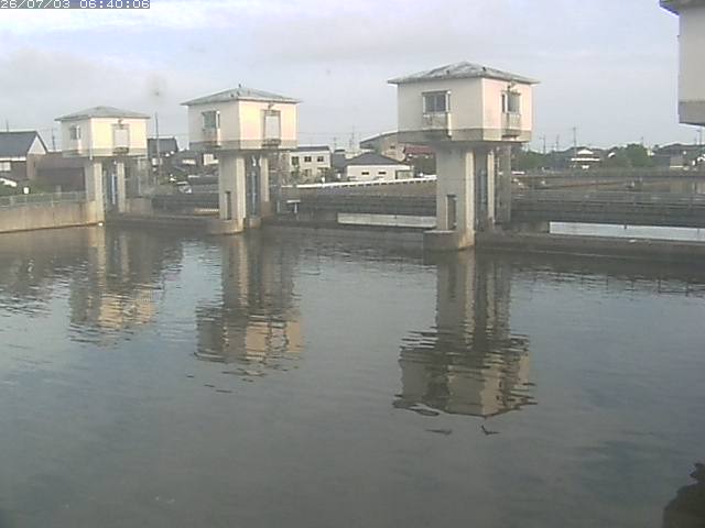 橋津川水門２（上流）2026/07/03 8:30:00