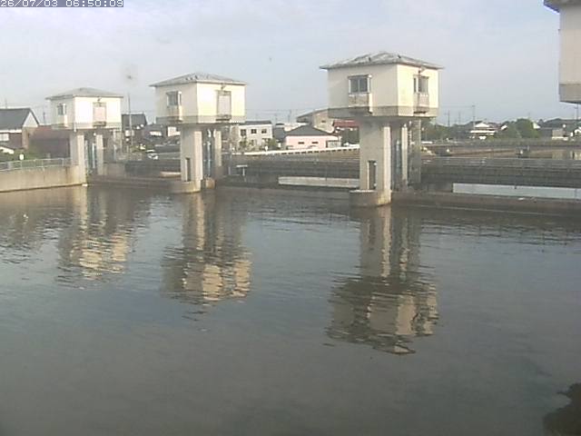 橋津川水門２（上流）2026/07/03 8:30:00