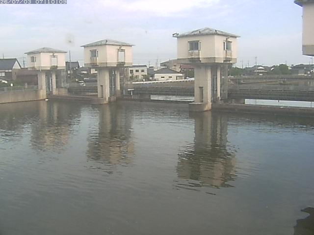 橋津川水門２（上流）2026/07/03 8:30:00