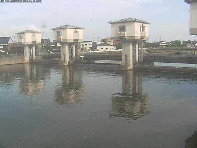 橋津川水門２（上流）2026/07/03 8:30:00