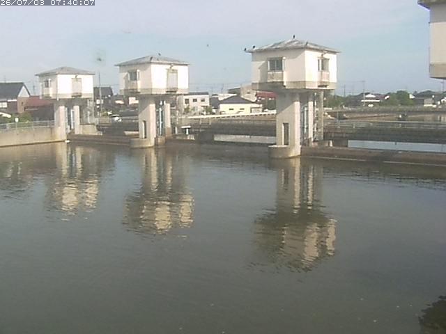 橋津川水門２（上流）2026/07/03 8:30:00