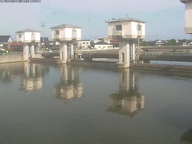 橋津川水門２（上流）2026/07/03 8:30:00