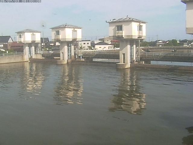 橋津川水門２（上流）2026/07/03 8:30:00